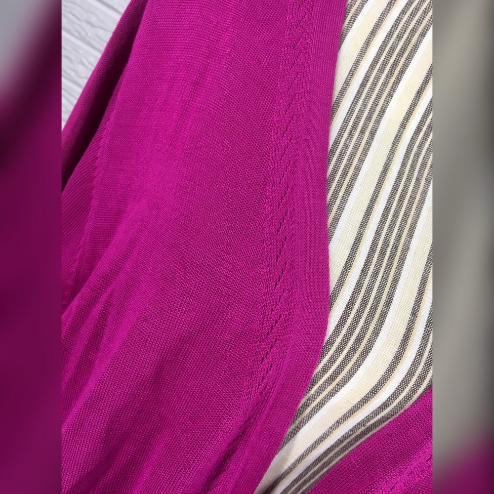 {catherine’s} Fuchsia Open Cardigan - Picture 5 of 8